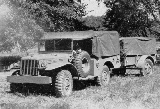 DODGE ¾ TON 4x4 TRUCK WC-51 & WC-52 WEAPONS CARRIER (G-502)