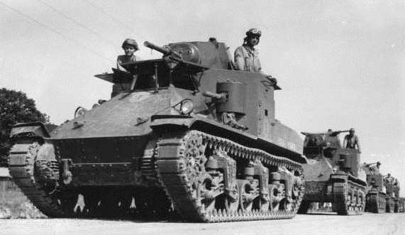 M2A1 MEDIUM TANK - Quartermaster Section